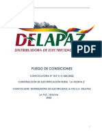 Pliego de Condiciones Convocatoria Dlp-Ii-O-020-2022