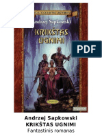 Andrzej Sapkowski - KRIKSTAS UGNIMI - Knygute - Eridanas - Demo