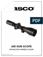 Air Gun Scope: Riflescope Owner'S Guide