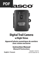 Digital Trail Camera: W/night Vision