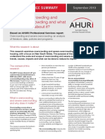 Policy Evidence on Reducing Overcrowding and Homelessness