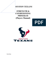 3025966 Houston Texans Lifting and Conditioning Program