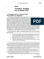 Audit Documentation: Auditing Interpretations of Section 230