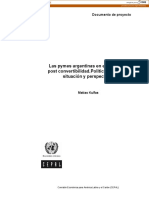 Las Pymes Argentinas en El Escenario Post Convertibilidad - Políticas Públicas, Situación y Perspectivas