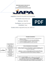 Tarea 1 de Evaluacion Psicometrica de La Personalidad