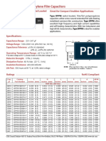 Polypropylene Film Capacitors: Type DPPM