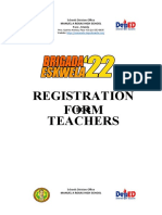 Registration Form Teachers: Manuel A Roxas High School