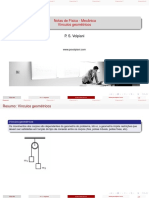 Vínculos Geométricos - Aplicações