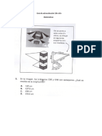 Guía de Autoevaluación 2do Ciclo MATEMATICAS