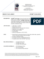 Product Data Sheet SP-9888 Tank Lining