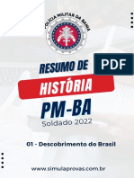 Resumo de História - Descobrimento Do Brasil - PM BA (Soldado) - 2022