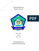 Laporan Percobaan Membuat Pelangi: Disusun Oleh: Aryadi Kelas: IX-A