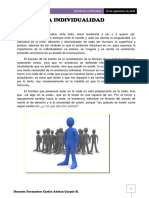 Desarrollo personal y formación de la individualidad