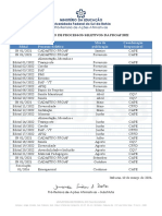 Calendário de processos seletivos da PROAF 2022
