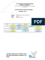 Horario de clases