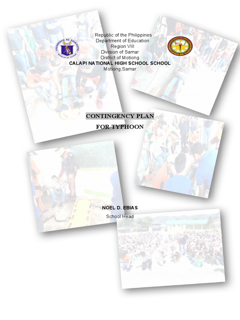 Contingency Plan For Typhoon Pdf Tropical Cyclones Hazards