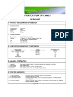 Material Safety Data Sheet Skim Coat: 1. Product and Company Information