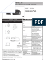 40A 48 / 40A 96 ALTERNATING CURRENT/VOLTAGE INDICATOR USER'S MANUAL