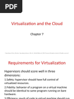 Virtualization and The Cloud