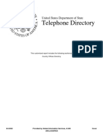 Telephone Directory: United States Department of State