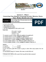 First Written Test For 4th Quarter 2020-2021