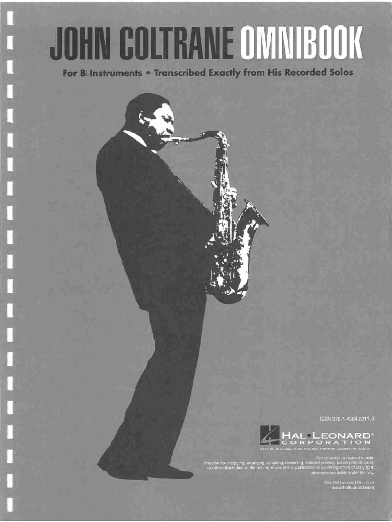 John Coltrane Omnibook (B Flat) | PDF