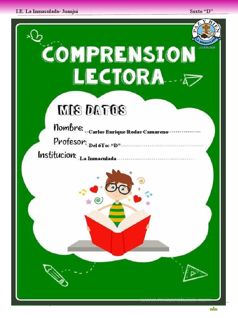 Plan Lector Sexto de Primaria | PDF | Maestros | Salón de clases