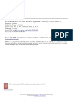 Private Satisfactions and Public Disorders in Fight Club, Patriarchy, and The Politics of Masculine Violence