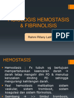 Fisiologis Hemostasis & Fibrinolisis