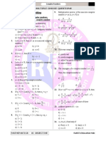 Complex Numbers Multiple Choice Questions