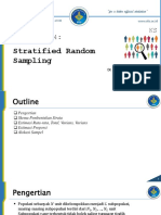 Pertemuan 4 Stratified Random Sample