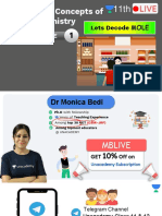 Some Basic Concepts of Chemistry: Lets Decode Mole