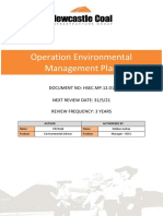 Operation Environmental Management Plan