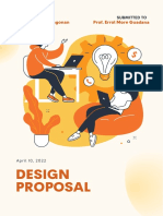 Design Proposal: Prof. Errol More Guadana Geraldine I. Tanangonan Maed Science