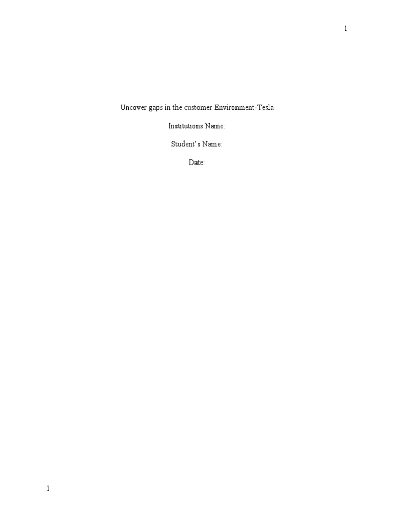 Tesla Marketing Strategy Analysis | PDF | Marketing | Electric Vehicle