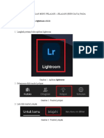 Tutorial Pengenalan Menu Pelajari Lightroom