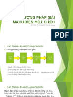 CÁC PHƯƠNG PHÁP GIẢI MẠCH ĐIỆN