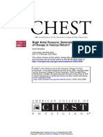 Right Arterial Pressure Determinant or Result of Change in Venous Return Chest 2005