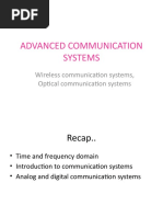 Advanced Communication Systems