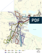 Bybuskort Over Horsens - 2004-2005 - Vejle Amts Trafikselskab