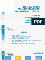 Update Materi Briefing Operasional Accounting, Computer Science, Information Systems, Management Dan Industrial Engineering BINUS Online Learning
