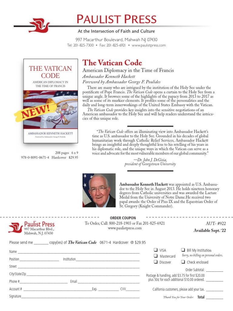 The Vatican Code: Insights from Hackett | PDF | Holy See | Catholic Church