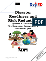 Disaster Readiness and Risk Reduction: Quarter 2 - Module 5 Fire Response, Emergency, & Evacuation Plan