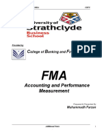 Additional Notes - Accounting and Performance measure
