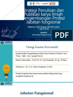 Strategi Penulisan Dan Publikasi Karya Ilmiah Jafung - Sarmini 06042022