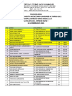 Pengumuman Bahasa Arab SD Kelas 4 IYSLO 2021