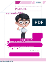 Ficha para El Estudiante: Tutoría