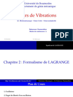 Equations de LAGRANGE