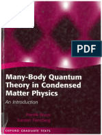 Many-Body Quantum Theory in Condensed Matter Physics An Introduction, Bruus