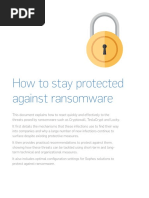 How To Stay Protected Against Ransomware